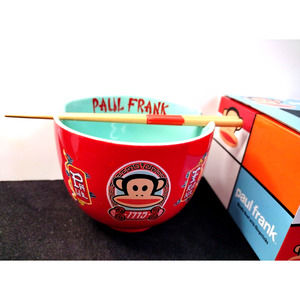 Ramen Noodle Bowl Paul Frank With Chopsticks NEW!!